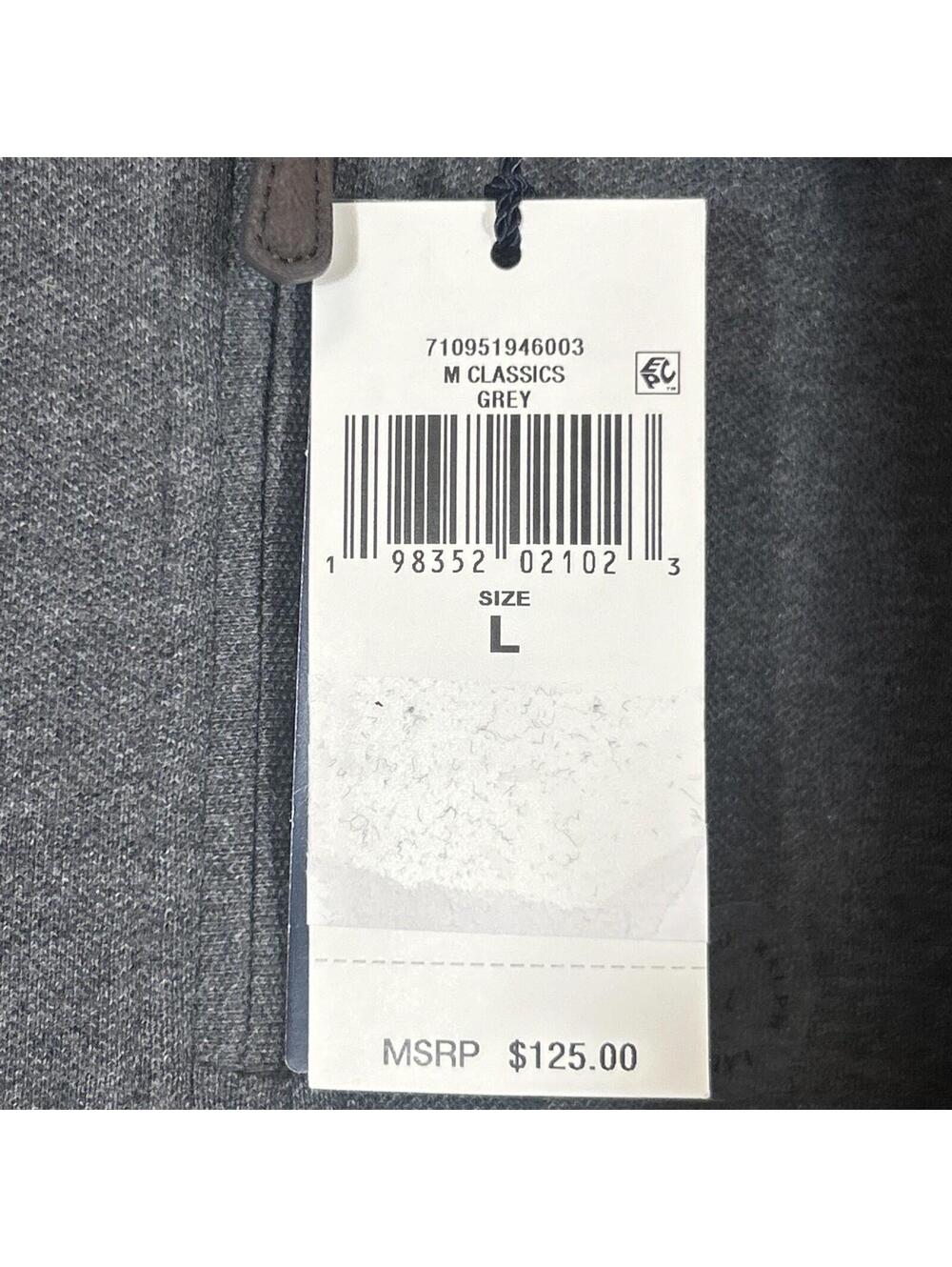 $125 Polo Ralph Lauren Classic Fit Zip-Front Polo Shirt Gray L - Picture 7 of 8